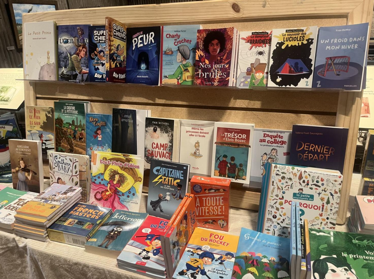 French books on display at My French Book Fest, provided by Cavalier Books in New Orleans, taken on Nov. 16.